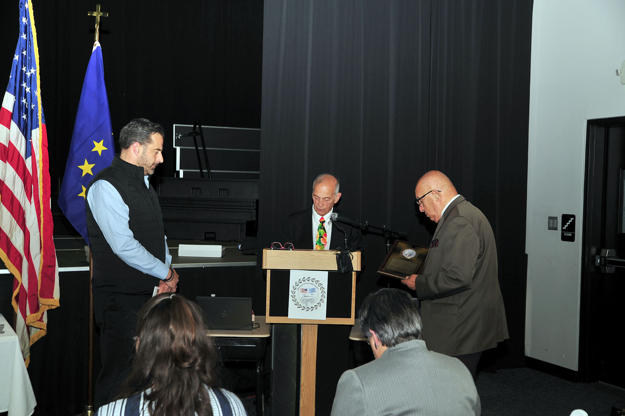 May 15th 2024 American Philhellenes - Lord Byron 1824 - 2024, 200th death anniversary - Athan Tom Sotos (PanHellenic Scholarship Foundation), Dr. Davros, Mr. Nikolopoulos